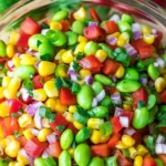 Edamame-Salat mit spritzigem Koriander-Limetten-Dressing 4 Edamame-Salat mit spritzigem Koriander-Limetten-Dressing