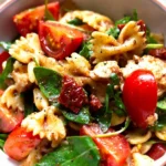 Mediterraner Pasta-Salat mit Rucola und Mozzarella 4 Mediterraner Pasta-Salat mit Rucola und Mozzarella