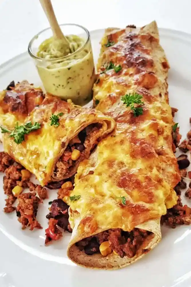 Überbackene Enchiladas mit würziger Hackfleischfüllung 3 Recipe image