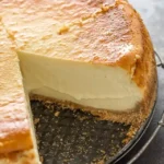 Extra cremiger Käsekuchen mit knusprigem Keksboden 4 Extra cremiger Käsekuchen mit knusprigem Keksboden