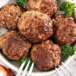 Saftige Frikadellen aus der Heißluftfritteuse 4 Saftige Frikadellen aus der Heißluftfritteuse