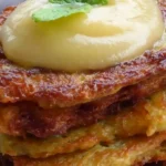 Knusprige deutsche Kartoffelpuffer 4 Knusprige deutsche Kartoffelpuffer