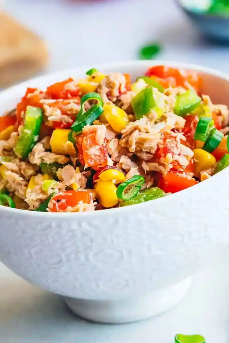 Gesunder Thunfischsalat ohne Mayonnaise 3 Recipe image