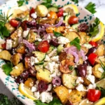 Mediterraner Kartoffelsalat mit Feta und Ofenkartoffeln 4 Mediterraner Kartoffelsalat mit Feta und Ofenkartoffeln