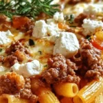 Griechischer Nudel-Auflauf mit Feta und Hackfleisch 4 Griechischer Nudel-Auflauf mit Feta und Hackfleisch