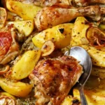 Griechisches Hähnchen mit Kartoffeln aus dem Ofen 4 Griechisches Hähnchen mit Kartoffeln aus dem Ofen