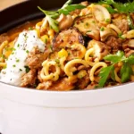 Deftiger Hacktopf mit Gabelspaghetti und Gemüse 4 Deftiger Hacktopf mit Gabelspaghetti und Gemüse