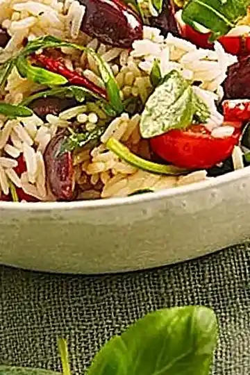 Italienischer Reissalat mit Mozzarella und Rucola 3 Recipe image