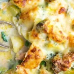 Herzhafter Kartoffel-Brokkoli-Auflauf mit Lachs 4 Herzhafter Kartoffel-Brokkoli-Auflauf mit Lachs