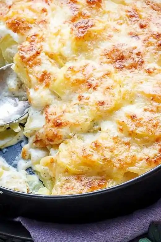 Klassisches Kartoffelgratin mit Kräuterfrischkäse 3 Recipe image