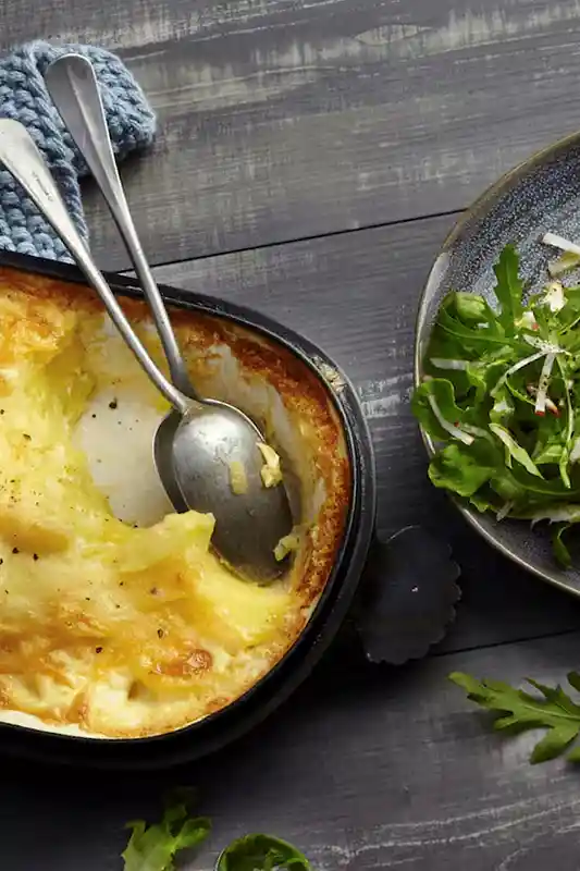 Klassisches Kartoffelgratin mit Käse überbacken 3 Recipe image