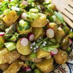 Kartoffelsalat mit Senf-Honig-Dressing und grünem Spargel 4 Kartoffelsalat mit Senf-Honig-Dressing und grünem Spargel
