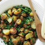 Kartoffelsalat mit Sesam und grünen Bohnen 4 Kartoffelsalat mit Sesam und grünen Bohnen
