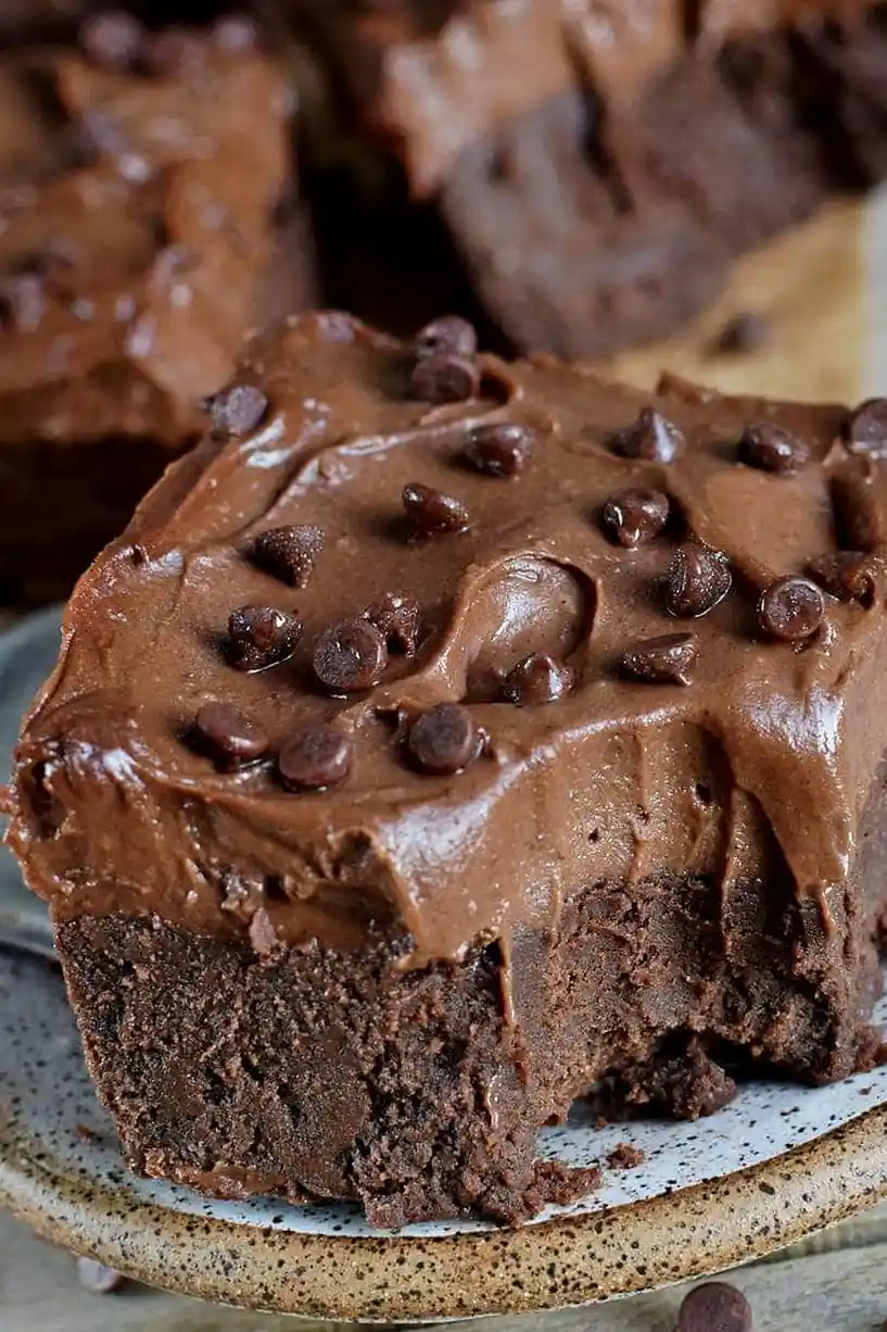 Gesunde Vegane Kichererbsen Brownies 3 Recipe image