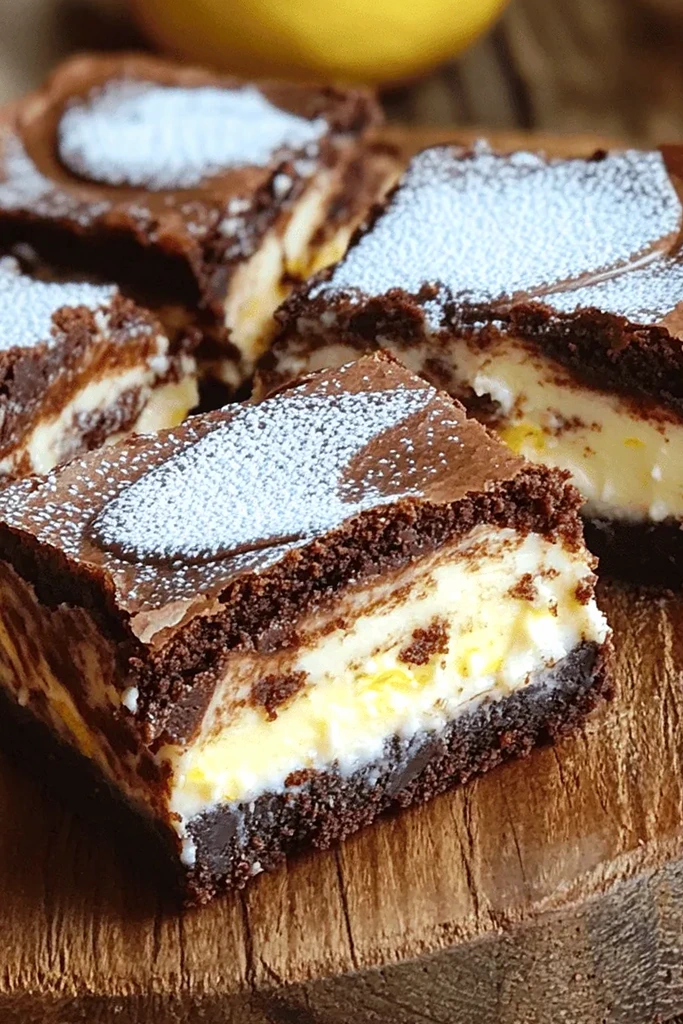 Saftige Cheesecake Brownies mit cremiger Käsekuchenschicht 3 Recipe image
