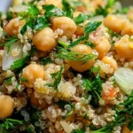 Zitronen-Kräuter-Quinoa mit Kichererbsen 4 Zitronen-Kräuter-Quinoa mit Kichererbsen