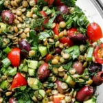 Frischer Mediterraner Linsensalat (Vegan) 4 Frischer Mediterraner Linsensalat (Vegan)