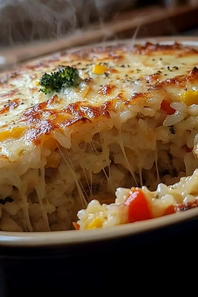 Herzhafter Gemüse-Reis-Auflauf in 30 Minuten 3 Recipe image