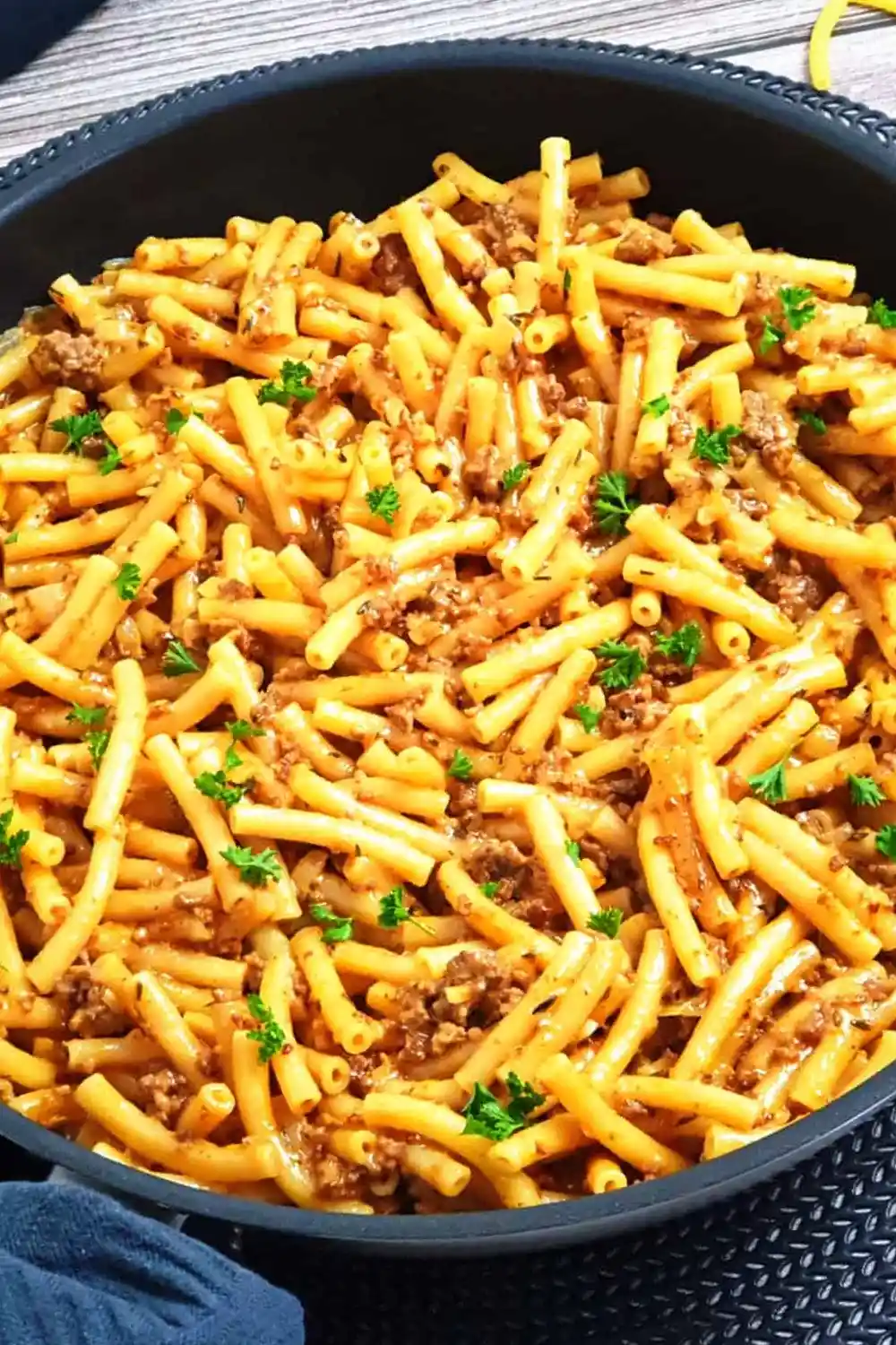 Cremige One Pot Makkaroni mit Rinderhackfleisch 3 Recipe image