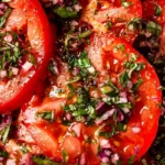 Marinierter Italienischer Tomatensalat 4 Marinierter Italienischer Tomatensalat