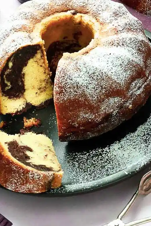 Klassischer saftiger Marmorkuchen 3 Recipe image