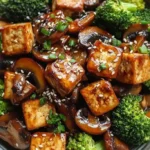 Schnelle asiatische Pilz-Tofu-Pfanne 4 Schnelle asiatische Pilz-Tofu-Pfanne