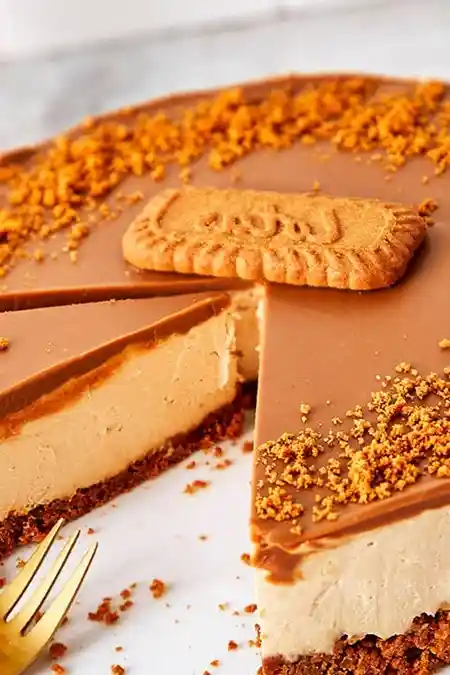 Kremiger Lotus Cheesecake ohne Backen 3 Recipe image