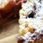 Deutscher Pflaumenkuchen mit Puddingfüllung und Streuseln 4 Deutscher Pflaumenkuchen mit Puddingfüllung und Streuseln