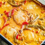 Zartes Ofenhähnchen in cremiger Paprikasoße 4 Zartes Ofenhähnchen in cremiger Paprikasoße