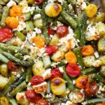 Ofenkartoffeln mit grünem Spargel, Tomaten und Feta 4 Ofenkartoffeln mit grünem Spargel, Tomaten und Feta