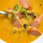 Klassische Cremige Kartoffelsuppe mit Würstchen 4 Klassische Cremige Kartoffelsuppe mit Würstchen