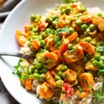 Reis mit Gemüse-Frischkäse-Sauce: Schnell, Cremig und Gesund 4 Reis mit Gemüse-Frischkäse-Sauce: Schnell, Cremig und Gesund