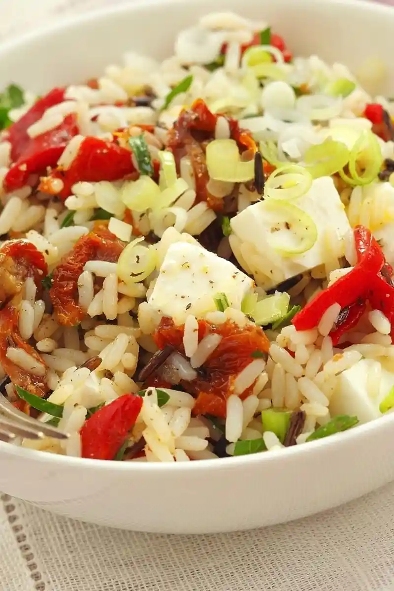 Herzhafter Reissalat mit Tomaten und Paprika 3 Recipe image