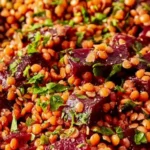 Proteinreicher Rote-Bete-Linsen-Salat: Schnell und Gesund 4 Proteinreicher Rote-Bete-Linsen-Salat: Schnell und Gesund
