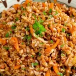 Saftige Buchweizen-Hackfleisch-Pfanne mit Karotten 4 Saftige Buchweizen-Hackfleisch-Pfanne mit Karotten