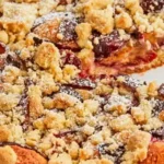 Hausgemachter Pflaumenkuchen mit knusprigen Streuseln 4 Hausgemachter Pflaumenkuchen mit knusprigen Streuseln