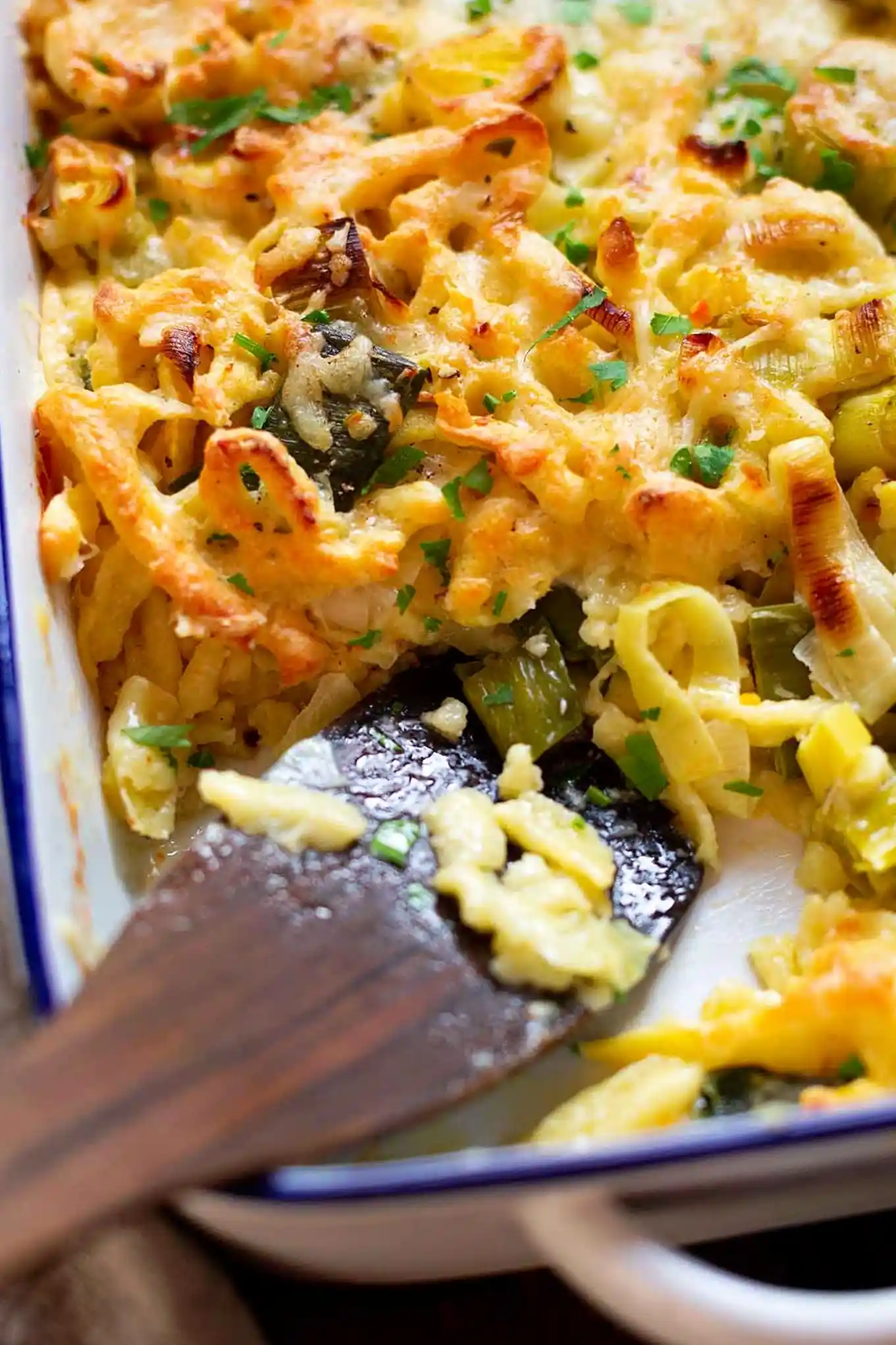 Herzhafter Spätzleauflauf mit Lauch und Käse 3 Recipe image