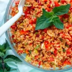 Schneller Bulgursalat mit frischem Gemüse 4 Schneller Bulgursalat mit frischem Gemüse
