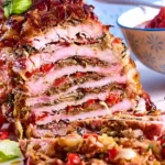 Herzhafter Schnitzel-Schichtbraten mit würziger Tomatensauce 4 Herzhafter Schnitzel-Schichtbraten mit würziger Tomatensauce