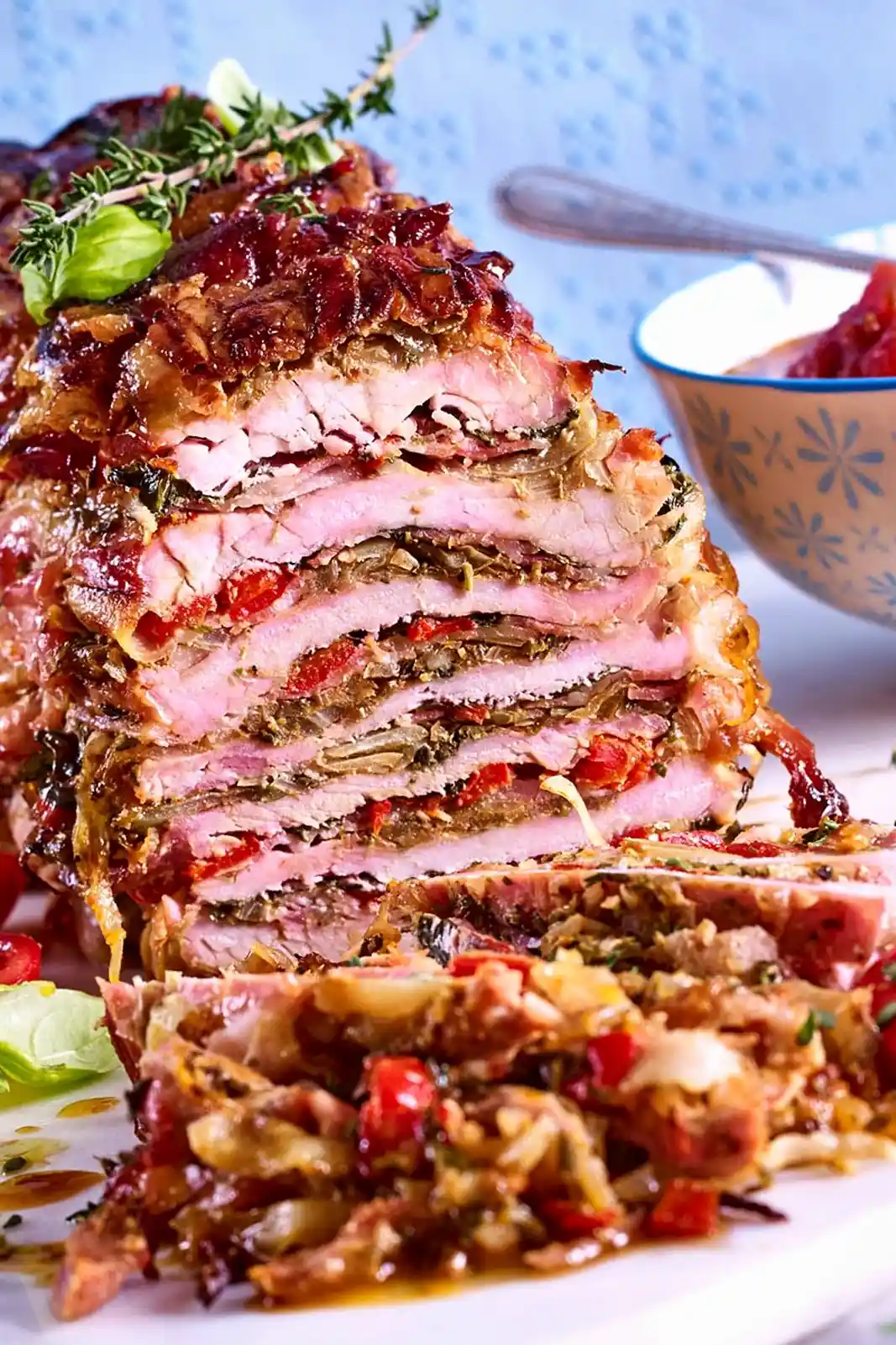 Herzhafter Schnitzel-Schichtbraten mit würziger Tomatensauce 3 Recipe image