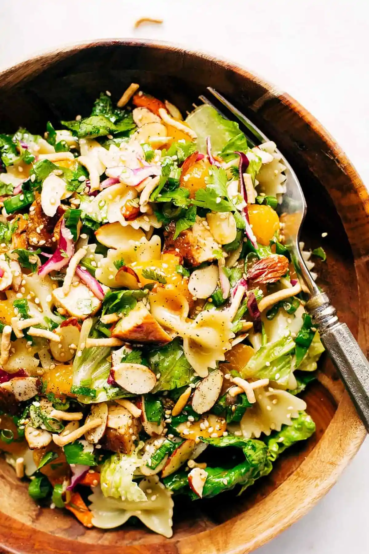Sesamsalat mit Hähnchen, Pasta und Ingwer-Dressing 3 Recipe image