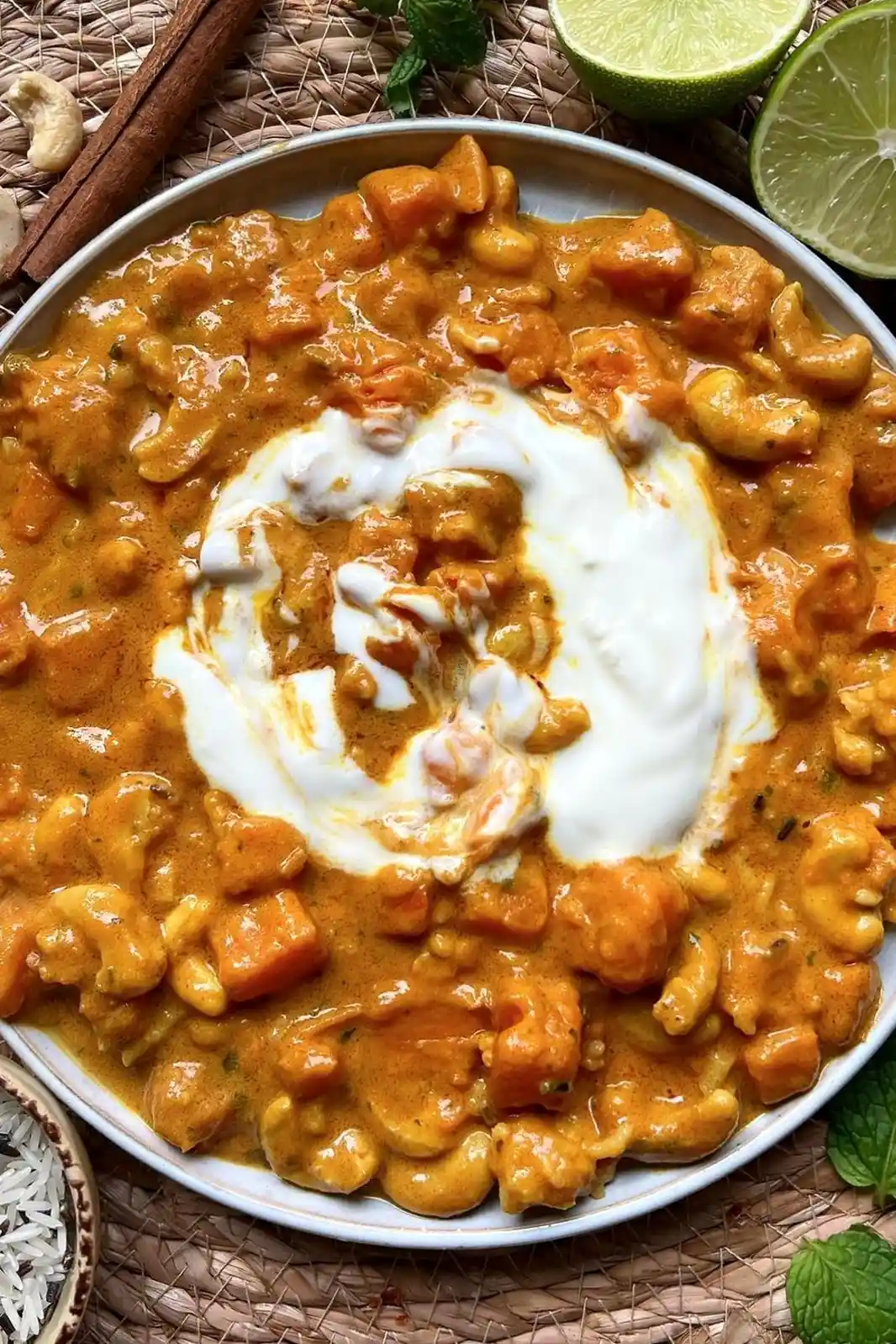 Cremiges Süßkartoffel-Curry mit knusprigen Cashews 3 Recipe image