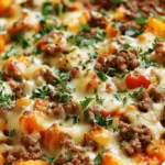 Herzhafter Süßkartoffel-Hackfleisch-Auflauf mit Feta 4 Herzhafter Süßkartoffel-Hackfleisch-Auflauf mit Feta