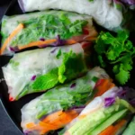 Veganische Sommerrollen mit knackigem Gemüse 4 Veganische Sommerrollen mit knackigem Gemüse