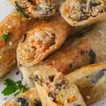 Knusprige vegetarische Frühlingsrollen mit Reispapier 4 Knusprige vegetarische Frühlingsrollen mit Reispapier