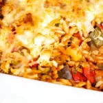 Vegetarischer Kritharaki-Auflauf mit mediterranem Gemüse 4 Vegetarischer Kritharaki-Auflauf mit mediterranem Gemüse