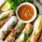 Vietnamesische Sommerrollen mit Hähnchen 4 Vietnamesische Sommerrollen mit Hähnchen