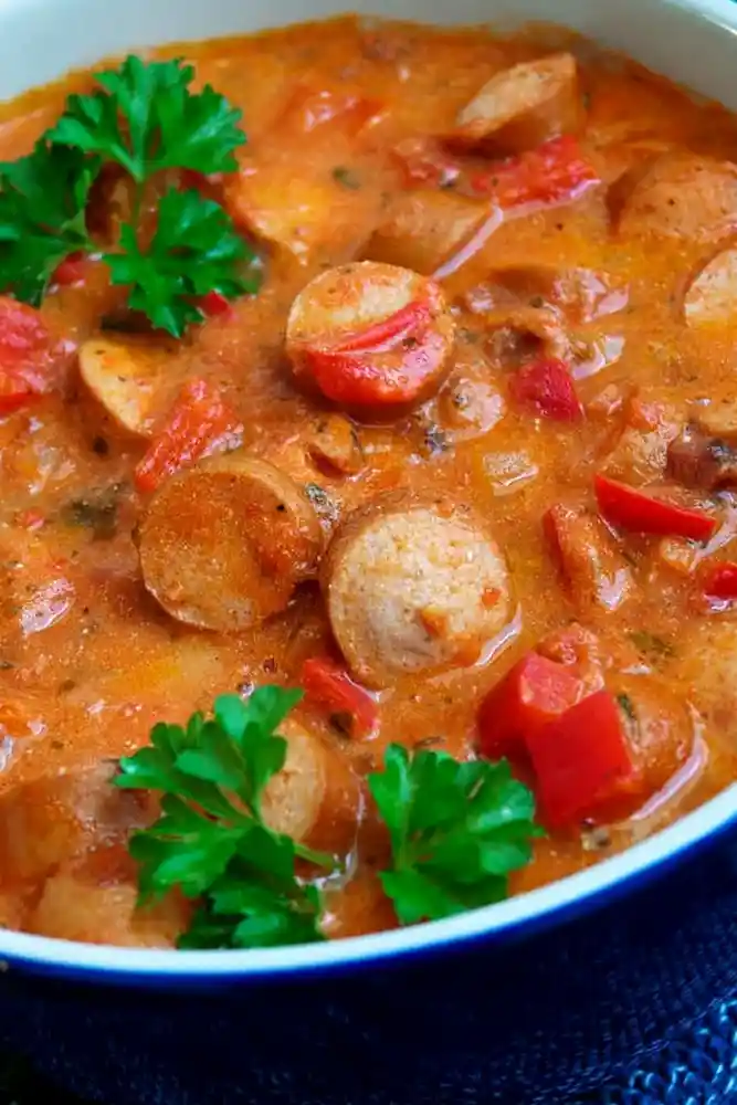 Würstchengulasch für Kinder – einfaches Rezept 3 Recipe image