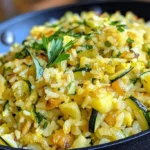Zucchini-Reis-Pfanne: Ein schnelles und cremiges Rezept 4 Zucchini-Reis-Pfanne: Ein schnelles und cremiges Rezept