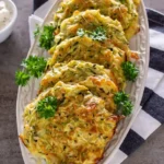 Knusprige Zucchinipuffer aus dem Ofen 4 Knusprige Zucchinipuffer aus dem Ofen